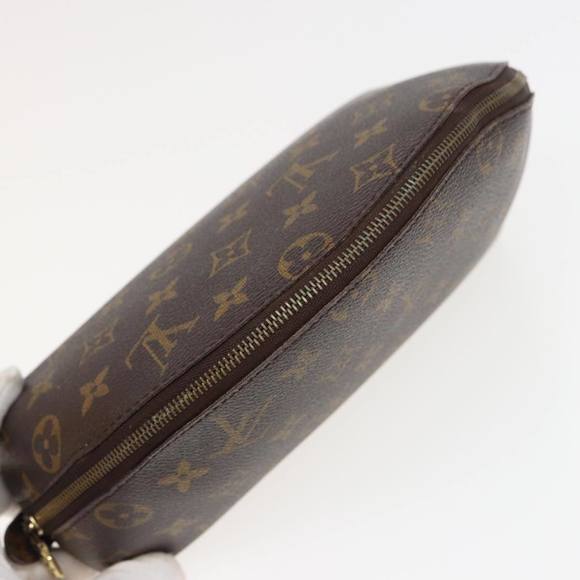 LOUIS VUITTON Monogram Trousse Demi Ronde Cosmetic Pouch M47520 LV Auth 78014 - Picture 5 of 16